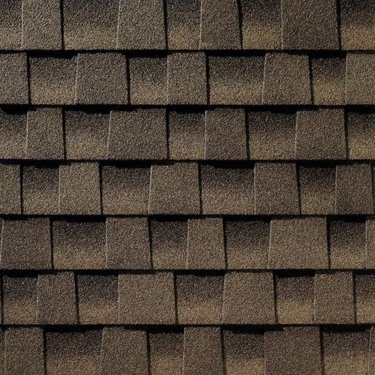 Barkwood GAF Timberline HDZ architectural shingle